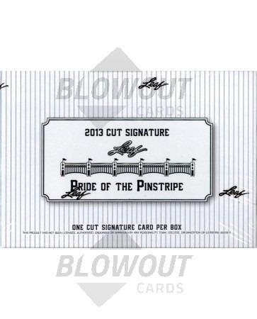 2013 Leaf Cut Signature Pride Of The Pinstripe Box