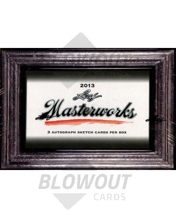 2013 Leaf Masterworks 6 Box Case