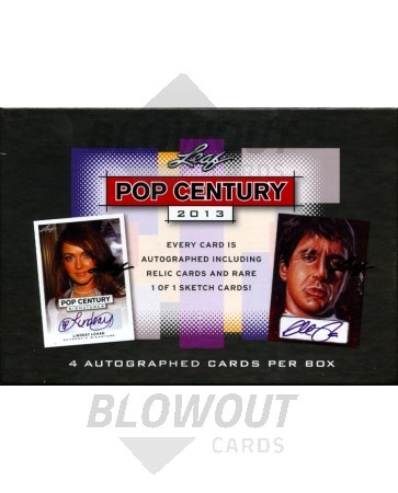 2013 Leaf Pop Century Trading Cards Box