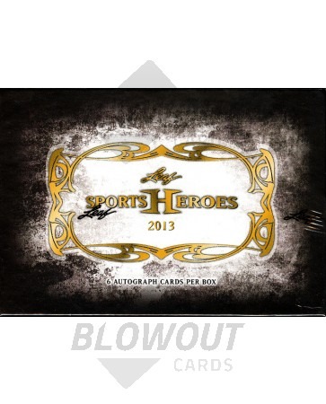 2013 Leaf Sports Heroes Hobby 12 Box Case