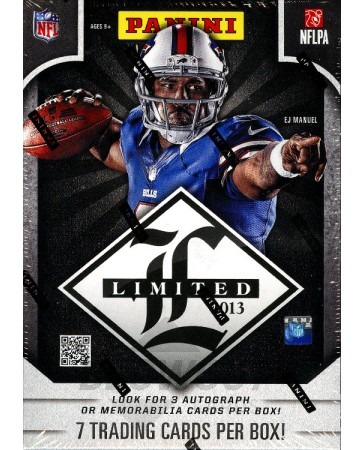2013 Panini Limited Football Hobby 15 Box Case