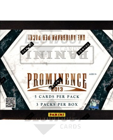 2013 Panini Prominence Football Hobby Box