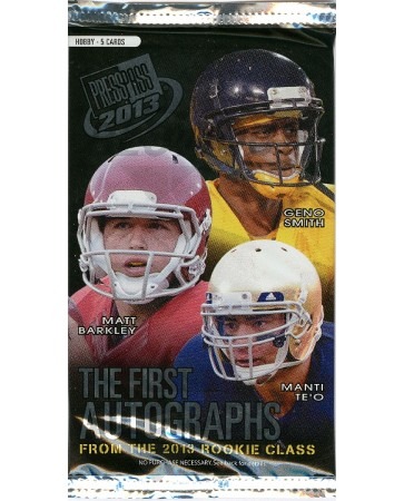 2013 Press Pass Football Hobby Pack
