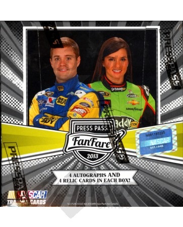 2013 Press Pass FanFare Racing Hobby Box