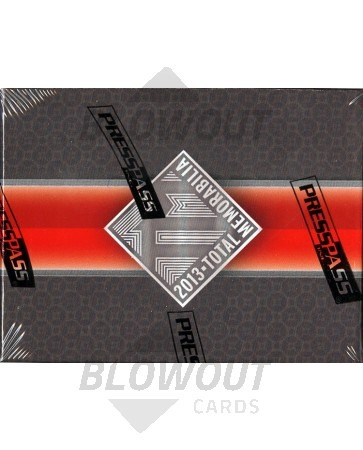2013 Press Pass Total Memorabilia Racing Hobby Pack