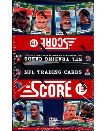 2013 Score Football Box