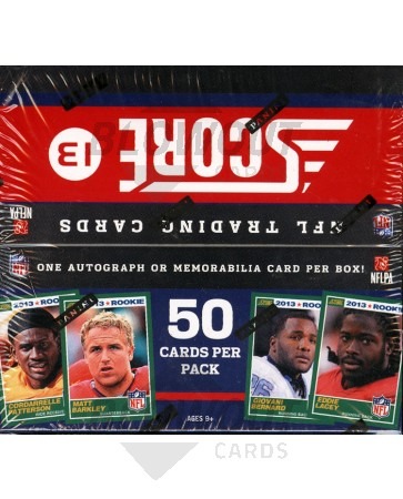 2013 Score Jumbo Football Hobby Box