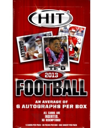 2013 Sage Hit Low Series Football Hobby 16 Box Case