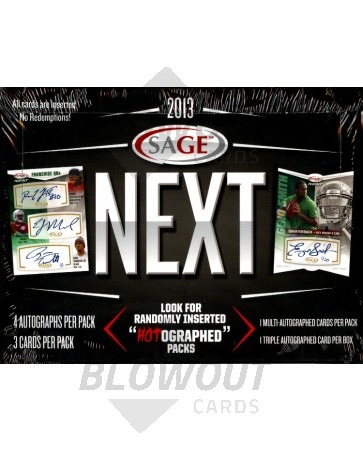 2013 Sage Next Football Hobby Box