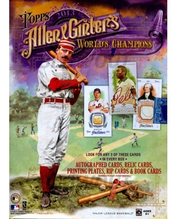 2013 Topps Allen & Ginter Baseball Hobby 12 Box Case