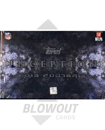 2013 Topps Inception Football Hobby 8 Box Case