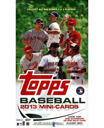 2013 Topps Mini Baseball Box