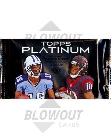 2013 Topps Platinum Football Hobby Pack