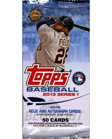 2013 Topps Series 1 Baseball Jumbo HTA Pack