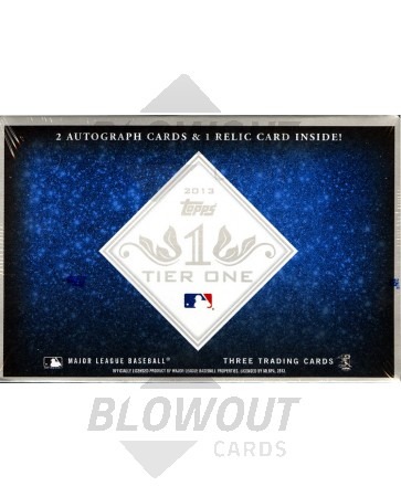 2013 Topps Tier One Baseball Hobby Box