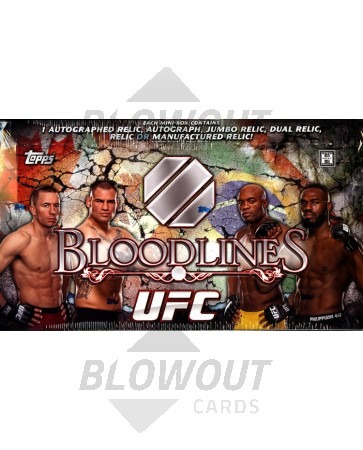 2013 Topps UFC Bloodlines Hobby 6 Box Case