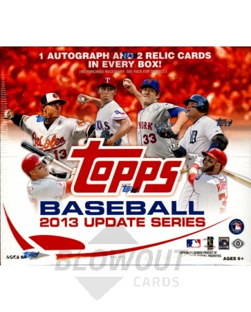 2013 Topps Update Series Baseball Jumbo HTA Box