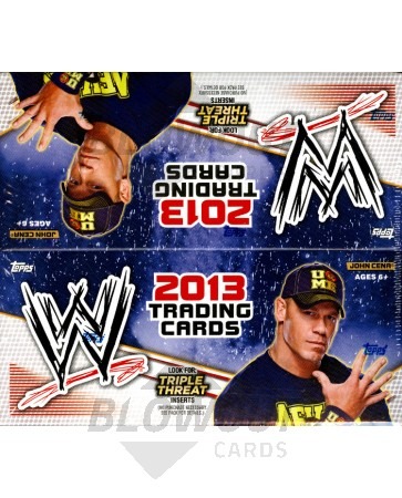 2013 Topps WWE Triple Threat Wrestling Retail 16 Box Case