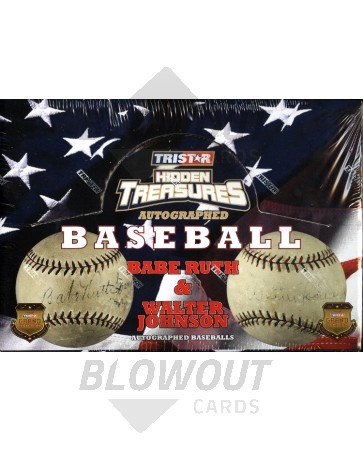 2013 Tristar Hidden Treasures Series 6 Auto Baseball 2 Box Case
