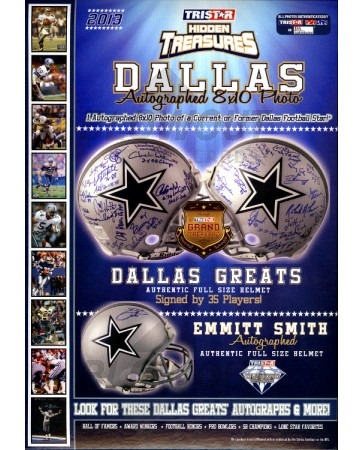 2013 Tristar Autographed 8x10 Dallas Football Pack