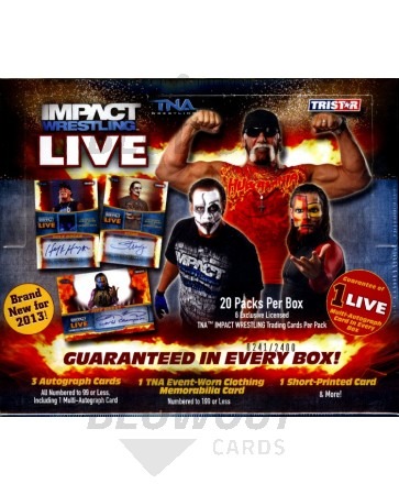 2013 Tristar TNA Impact Live Wrestling Hobby Pack