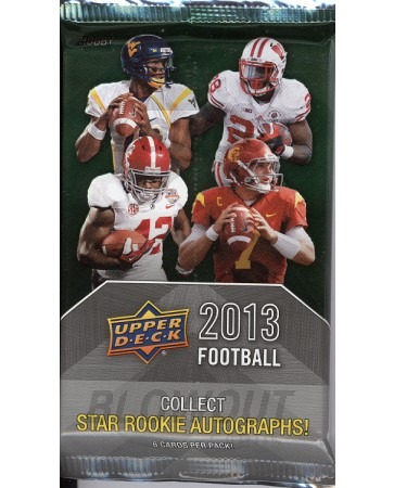 2013 Upper Deck Football Hobby Pack