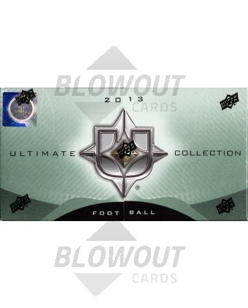 2013 Upper Deck Ultimate Collection Football Hobby 15 Box Case