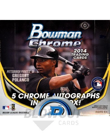 2014 Bowman Chrome Baseball Jumbo HTA Box