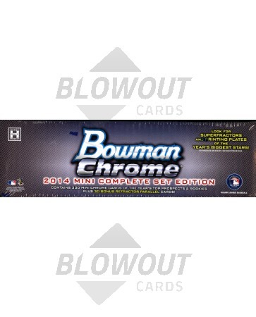 2014 Bowman Chrome Baseball Mini Factory Set - 8 Set Case