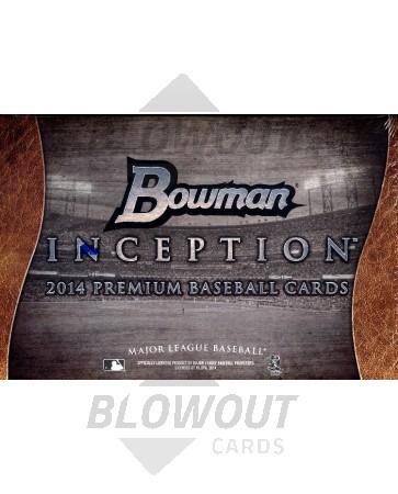 2014 Bowman Inception Baseball Hobby 8 Box Case