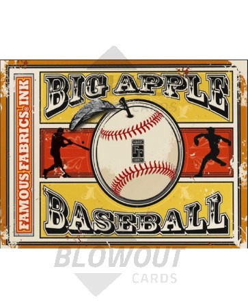 2014 Famous Fabrics Ink - Big Apple Baseball 10 Box Case