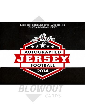 2014 Leaf Autographed Football Jersey Ed Football Box