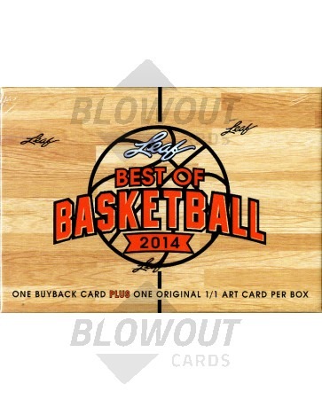 2014 Leaf Best of Basketball Hobby 3 Box Case