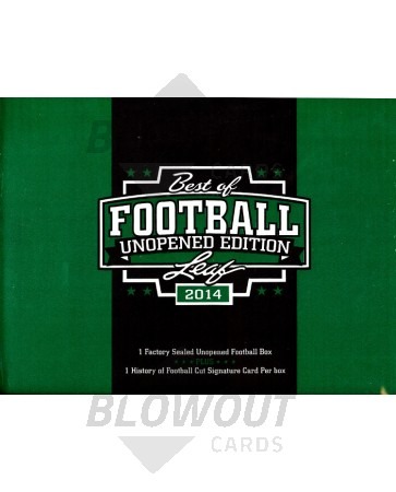2014 Leaf Best of Football Unopened Edition Box