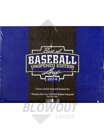 2014 Leaf Best of Baseball Unopened Edition Box