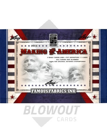 2014 Famous Fabrics Ink - Making Of America 5 Box Case