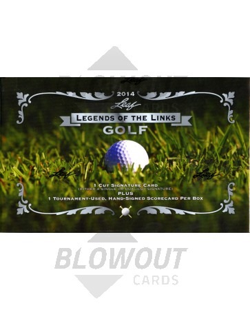 2014 Leaf Legends of the Links Golf Box