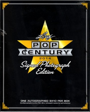 2014 Leaf Pop Century Signed Photograph Ed Box