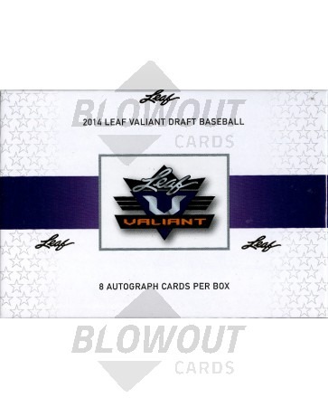2014 Leaf Valiant Baseball Hobby 12 Box Case