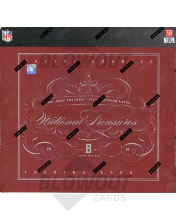 2014 Panini National Treasures Football Hobby Box