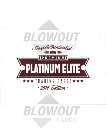 2014 Onyx Authenticated Platinum Elite Baseball 24 Box Case