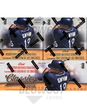 2014 Panini Classics Baseball Hobby 12 Box Case
