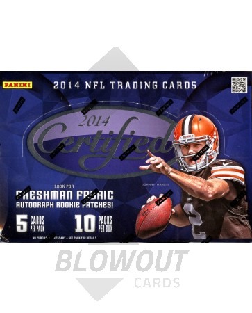 2014 Panini Certified Football Hobby Box