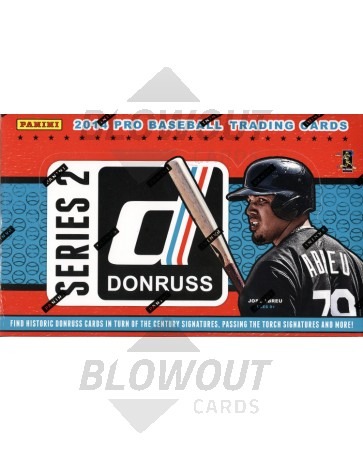 2014 Panini Donruss Series 2 Baseball Hobby 16 Box Case