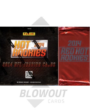 2014 Panini Hot Rookies Football 12 Box Case + RED HOT FAT PACK!