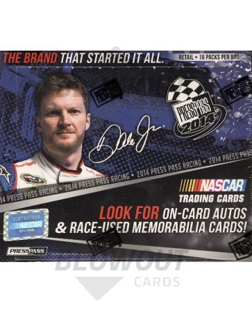 2014 Press Pass Nascar Racing Retail 20 Box Case