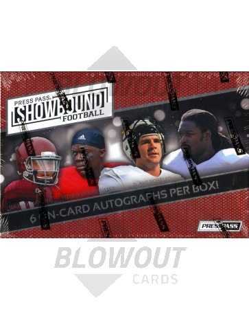 2014 Press Pass Showbound Football Hobby 20 Box Case