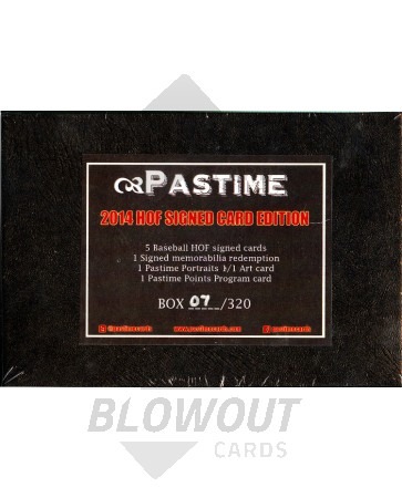 2014 Pastime Collection: HOF Signed Card Ed Baseball 8 Box Case