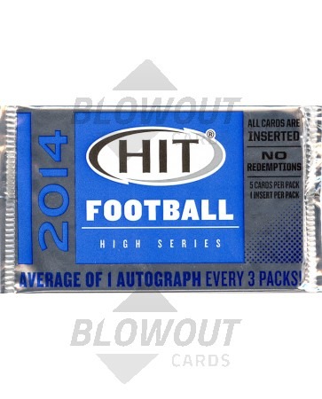 2014 Sage Hit High Series Football Hobby Pack