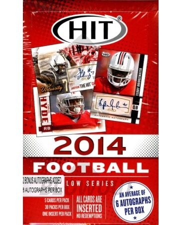 2014 Sage Hit Low Series Football Hobby 16 Box Case
